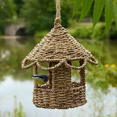 Sonoma Goods For Life® Woven Scallop Bird House Outdoor Decor