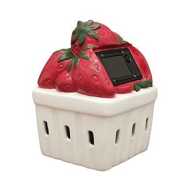 Sonoma Goods For Life® Strawberry Pint Solar Lantern