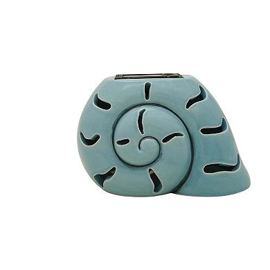 Sonoma Goods For Life® Aqua Shell Solar Lantern