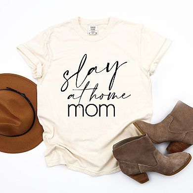 Simply Sage Market Slay At Home Mom Garment Dyed Tee