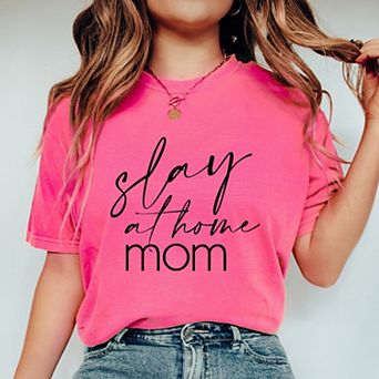 Simply Sage Market Slay At Home Mom Garment Dyed Tee
