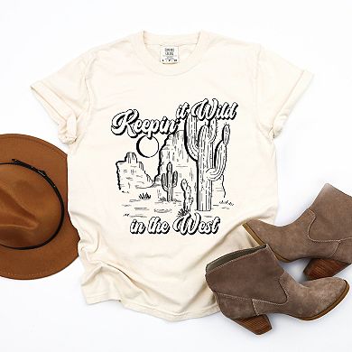 Simply Sage Market Keepin It Wild In The West Garment Dyed Tee