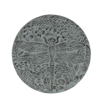 Sonoma Goods For Life® Dragonfly Garden Path Stone Outdoor Decor 12-inch
