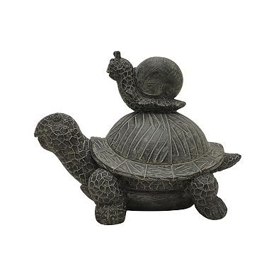 Sonoma Goods For Life® Turtle & Snail Garden Statue Outdoor Decor