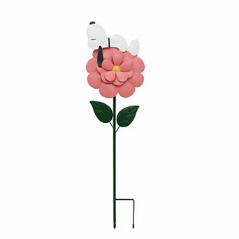The Big One® Peanuts Snoopy 36-Inch Flower Garden Stake Outdoor Decor
