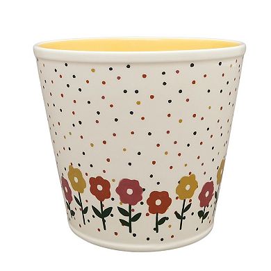 The Big One® Peanuts Snoopy Ceramic Planter with Floral Design