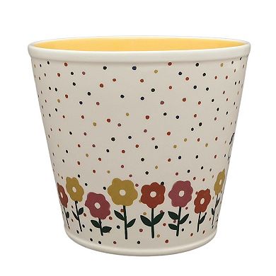 The Big One® Peanuts Snoopy Ceramic Planter with Floral Design