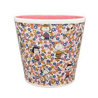 The Big One® Peanuts Ceramic Planter with Floral Design