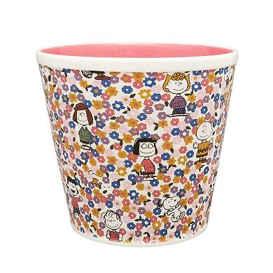 The Big One® Peanuts Ceramic Planter with Floral Design