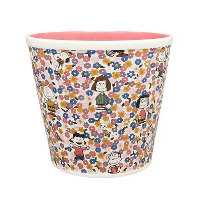 The Big One® Peanuts Ceramic Planter with Floral Design
