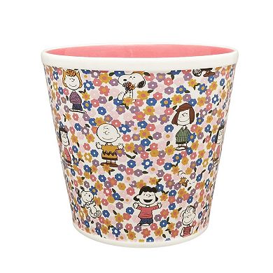 The Big One® Peanuts Ceramic Planter with Floral Design