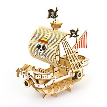 3D DIY Puzzle: One Piece Going Merry Ship - wa-gu-mi - 88 pc