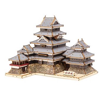 3D DIY Puzzle: Matsumoto Castle Color Version - 374 pc