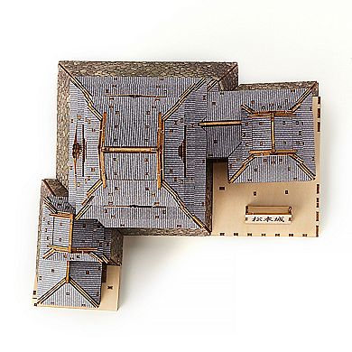 3D DIY Puzzle: Matsumoto Castle Color Version - 374pcs