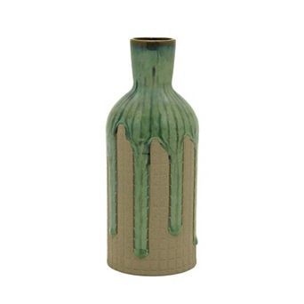 Everyday Decor Drip Glaze Ceramic Vase