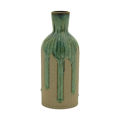 Everyday Decor Drip Glaze Ceramic Vase