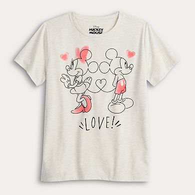 Women's Disney's Mickey & Minnie Mouse "Love" Graphic Tee