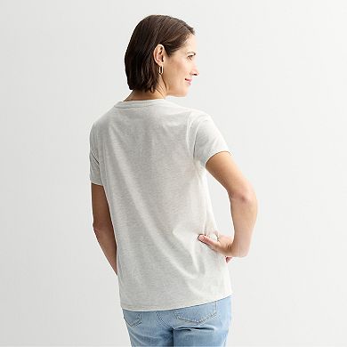 Women's Disney's Mickey & Minnie Mouse "Love" Graphic Tee