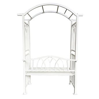 Oakland Living Garden Arbor Arch with 2-Seater Bench