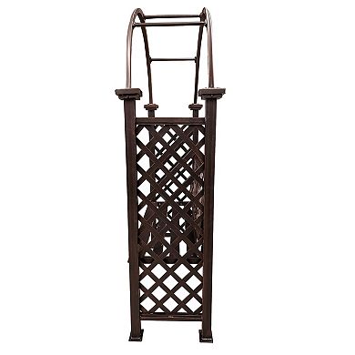 Oakland Living Garden Arbor Arch with 2-Seater Bench