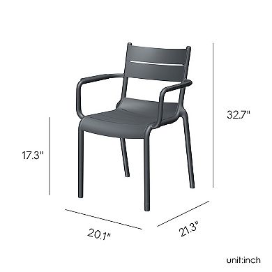 Lagoon Naples Stackable Armchair Set of 2