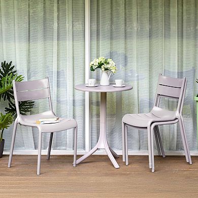 Lagoon Naples Stackable Side Chair Set of 2