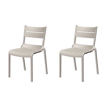 Lagoon Naples Stackable Side Chair Set of 2