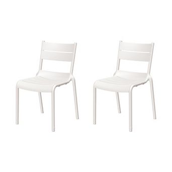 Lagoon Naples Stackable Side Chair Set of 2