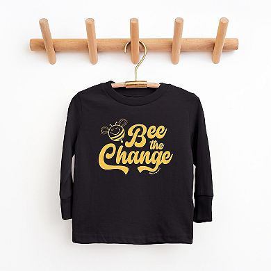 SmileyWorld Bee the Change - Youth Long Sleeve Graphic T-Shirt