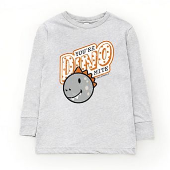 The Juniper Shop SmileyWorld You're Dino-Mite Youth Long Sleeve Tee