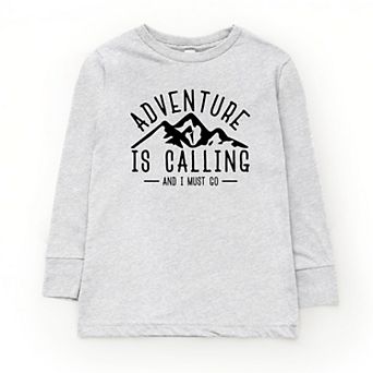 The Juniper Shop Adventure is Calling and I Must Go Youth Long Sleeve Tee