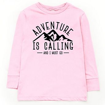The Juniper Shop Adventure is Calling and I Must Go Youth Long Sleeve Tee