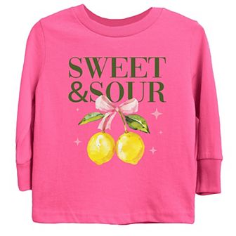 The Juniper Shop Sweet & Sour Lemon Youth Long Sleeve Tee