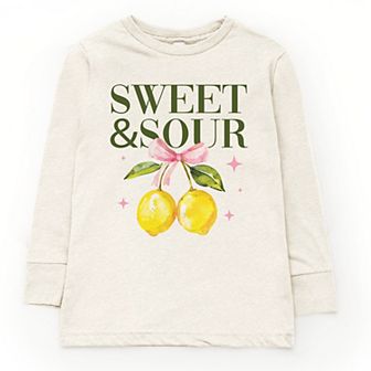 The Juniper Shop Sweet & Sour Lemon Youth Long Sleeve Tee