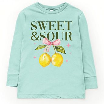 The Juniper Shop Sweet & Sour Lemon Youth Long Sleeve Tee