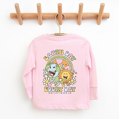 The Juniper Shop SmileyWorld Earth Day Every Day Youth Long Sleeve Tee