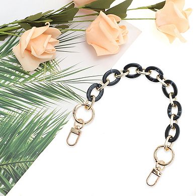 1 Pc Trendy Handbag Strap for Travelling 11.81"x0.71" Black White