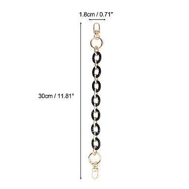 1 Pc Trendy Handbag Strap for Travelling 11.81"x0.71" Black White