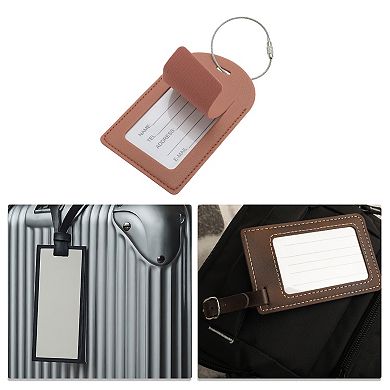 1 Pc Semicircle Vertical Style Luggage Tag for Office
