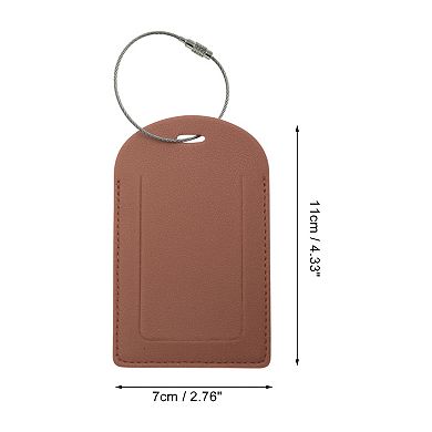 1 Pc Semicircle Vertical Style Luggage Tag for Office