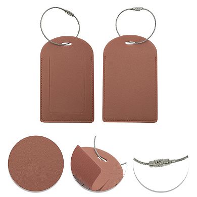 1 Pc Semicircle Vertical Style Luggage Tag for Office