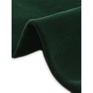 Velvet Blazer for Women Long Sleeve Notch Lapel Button Vintage Work Office Blazers with Pockets