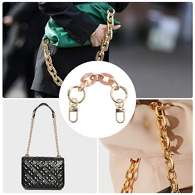 1 Pc Compact Handbag Strap for Travelling 5.91"x0.71" Pink White