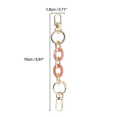 1 Pc Compact Handbag Strap for Travelling 5.91"x0.71" Pink White