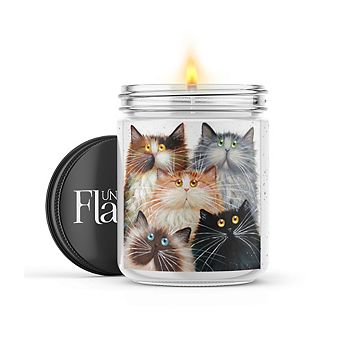 Fluffy Five 22-oz Candle Jar - Eucalyptus