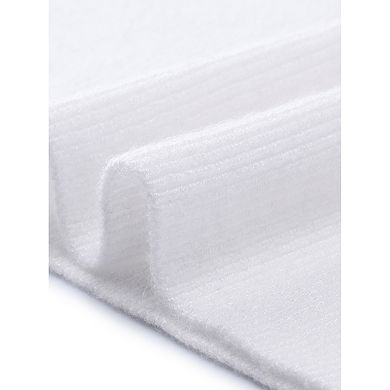 Women's Mock Neck Sweater Lightweight Slim Fit Half Sleeve Knit Pullover Tops