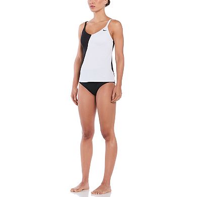 Women's Nike Color Block V-Neck Tankini Swim Top