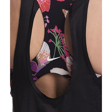 Women's Nike Floral Layered Tankini Swim Top