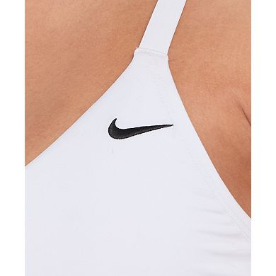 Women's Nike Color Block V-Neck Midkini Swim Top