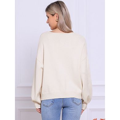 Tie Front Cardigan Sweaters for Women's Open Front Cute Bow Long Sleeve Fall Trendy Sweater Tops